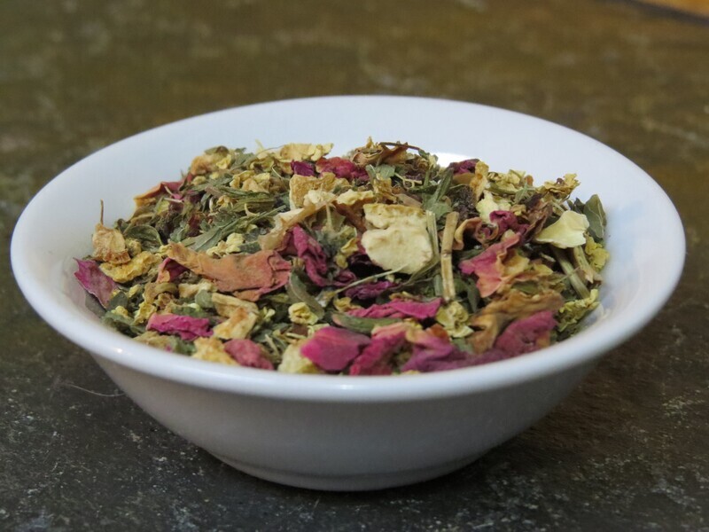 Taste of the Summerlands (Organic Lemon Rose Elderflower Tea)