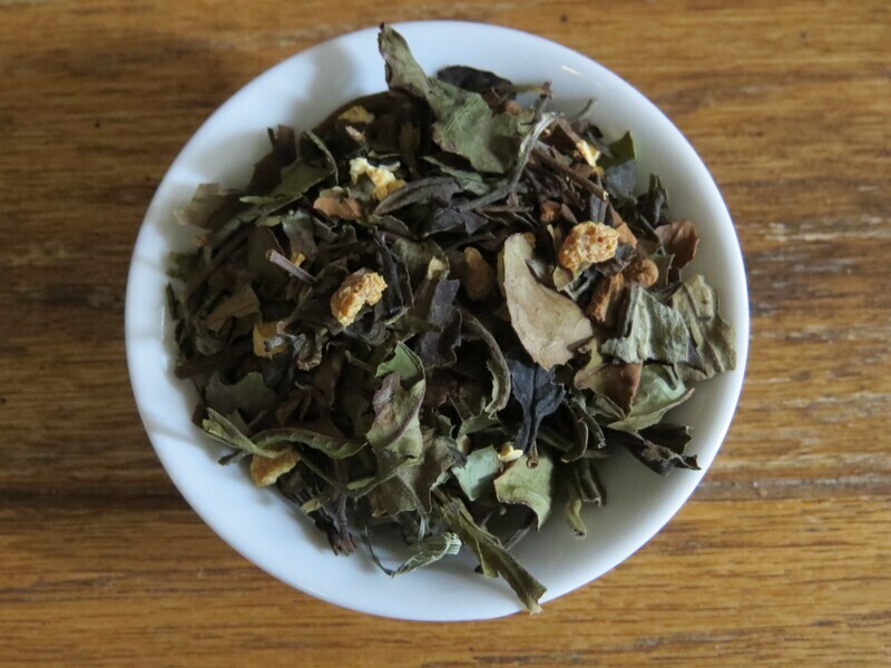 Orange Tigers (Organic White Tea, Orange Peel, and Cinnamon)