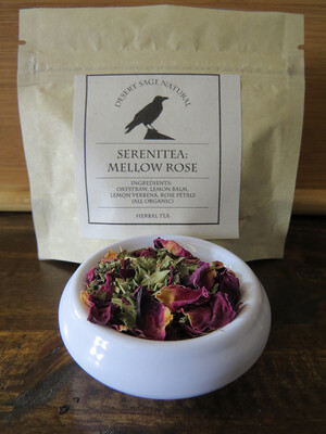 Sale Bin - SereniTea: Mellow Rose (5 serving Loose Tea Sample)(Bag)