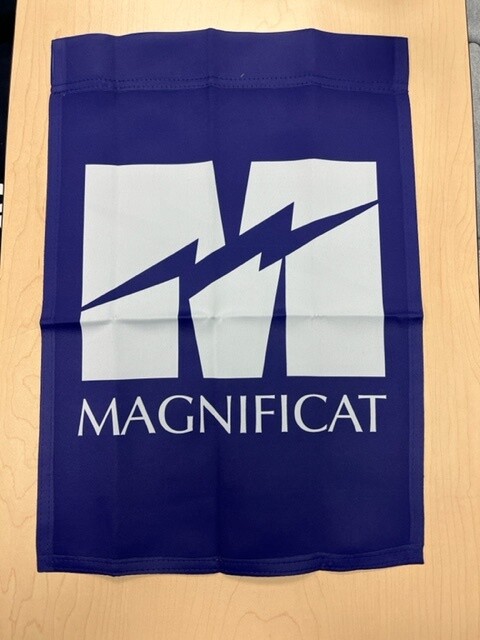 Blue Streak Garden Flag