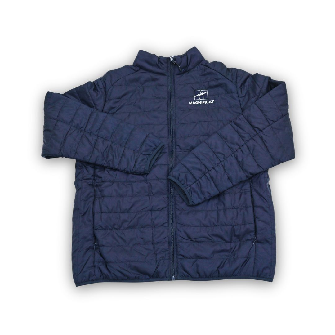 Core 365 Men&#39;s Prevail Packable Puffer Jacket, Color: Navy, Size: Small