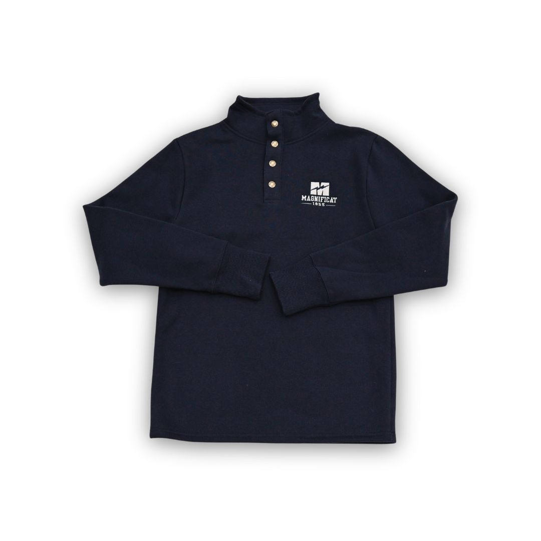 1/4 Snap Up, Color: True Navy, Size: Small