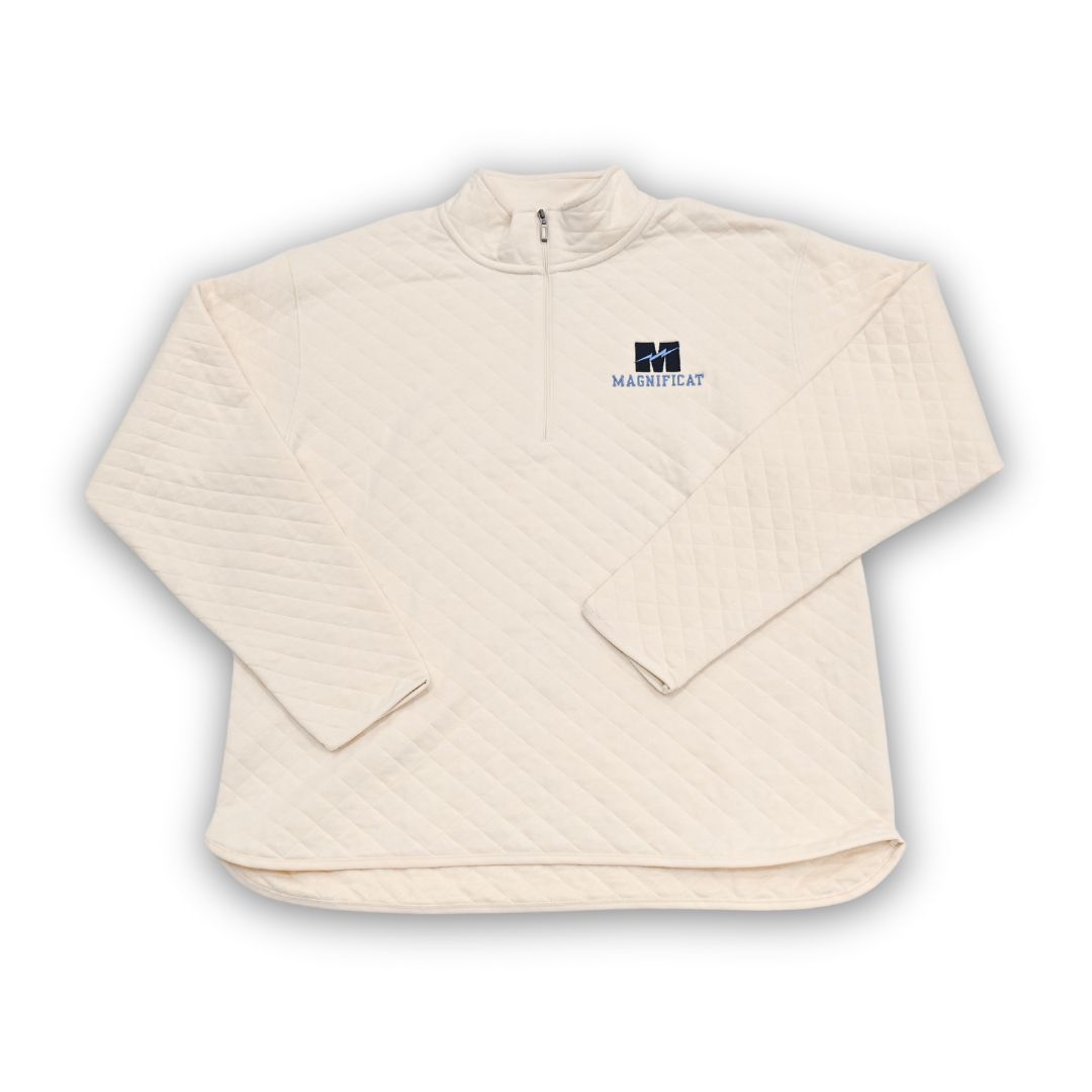 Women&#39;s Highland 1/4 Zip, Color: Cream, Size: Small