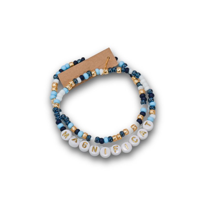 Magnificat bead bracelet