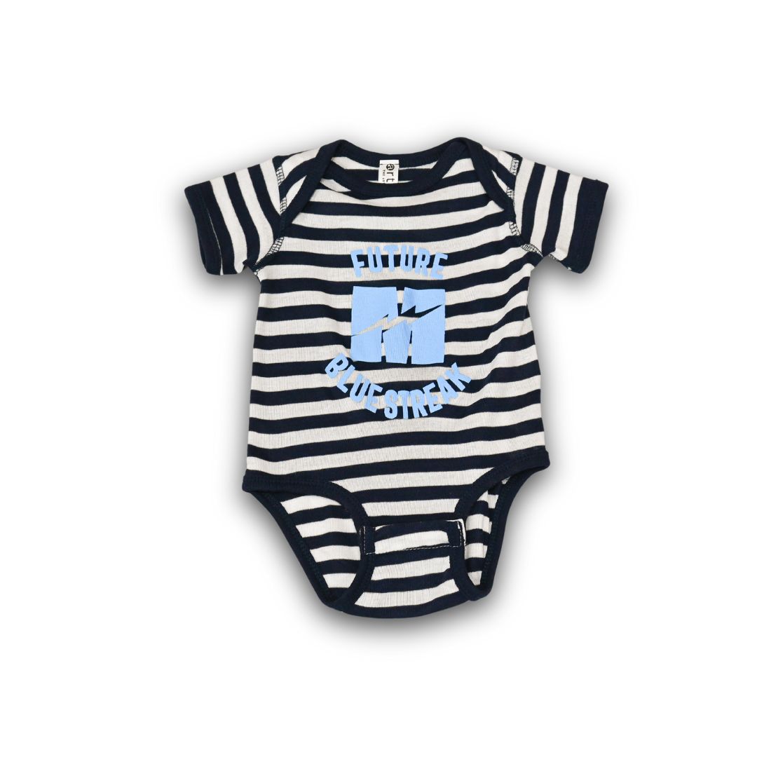 Infant Onesies, Color: Navy/White, Size: 6 mo