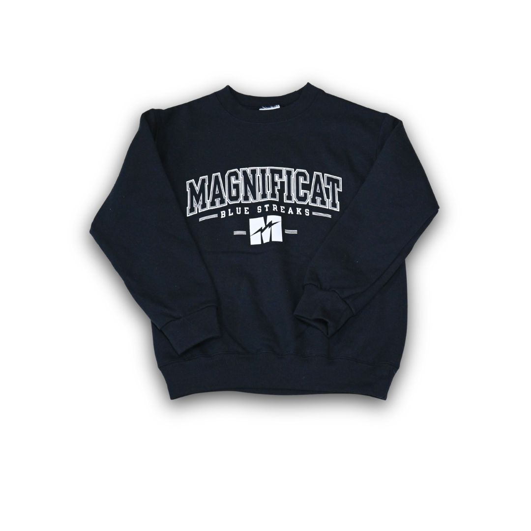 Youth Powerblend Fleece Crew, Color: Marine Navy, Size: Small