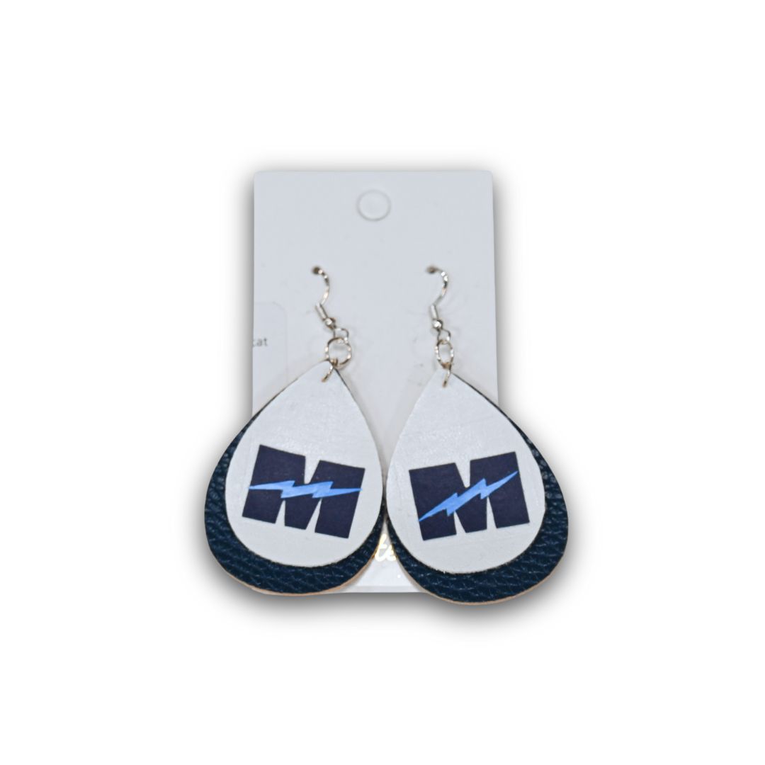 M logo Earrings, Variety: Magnificat