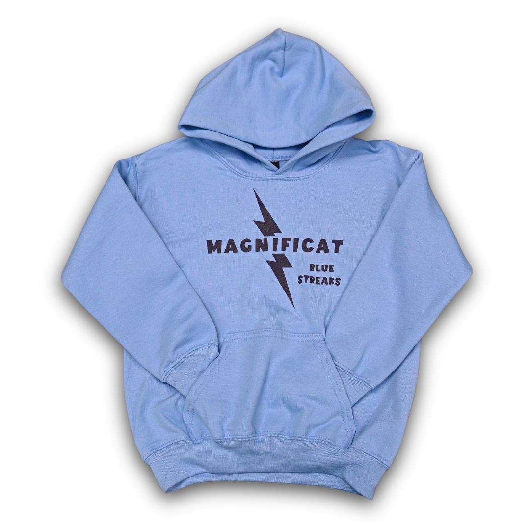 Magnificat  Blue Streaks Youth Hoodie, Colour: Lt. Blue, Size: XSmall