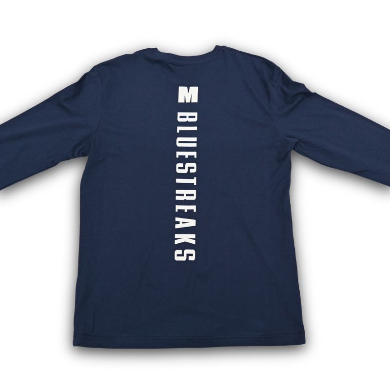 Blue Streaks Long Sleeve T-Shirt