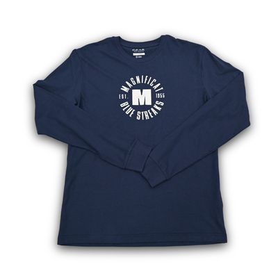 Blue Streaks Long Sleeve T-Shirt