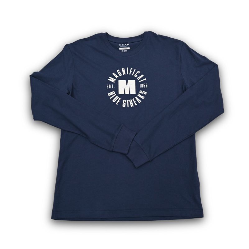Blue Streaks Long Sleeve T-Shirt