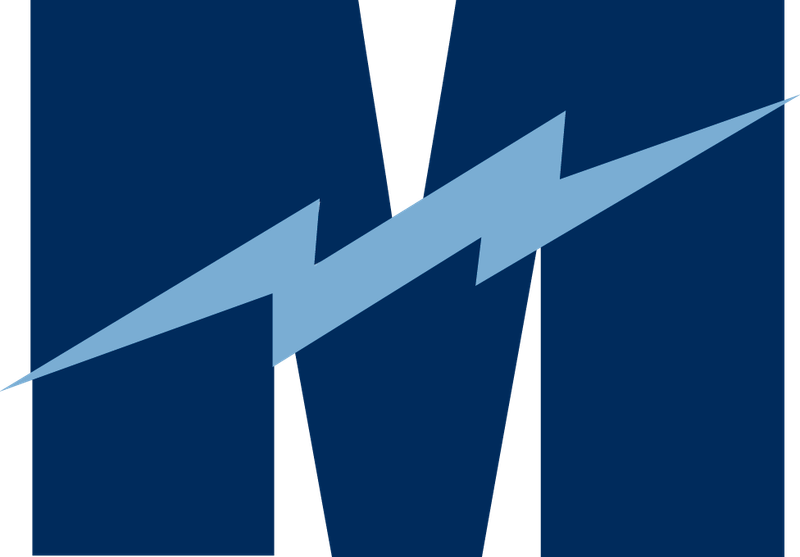 Blue Streak M Car Magnet