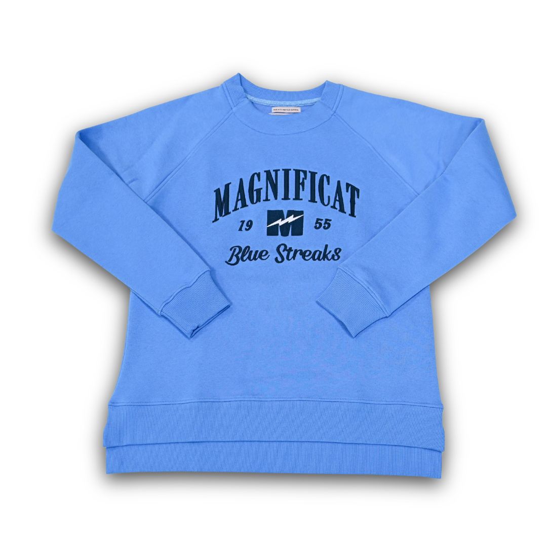 1955 Crew, Color: Power Blue, Size: Small