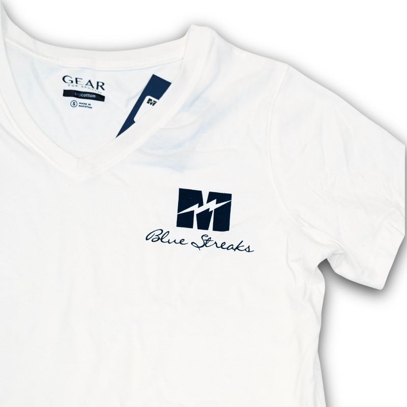 Blue Streaks V-Neck