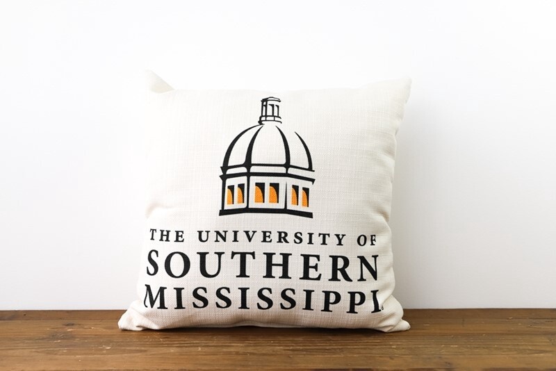 USM Dome Pillow + Natural Piping