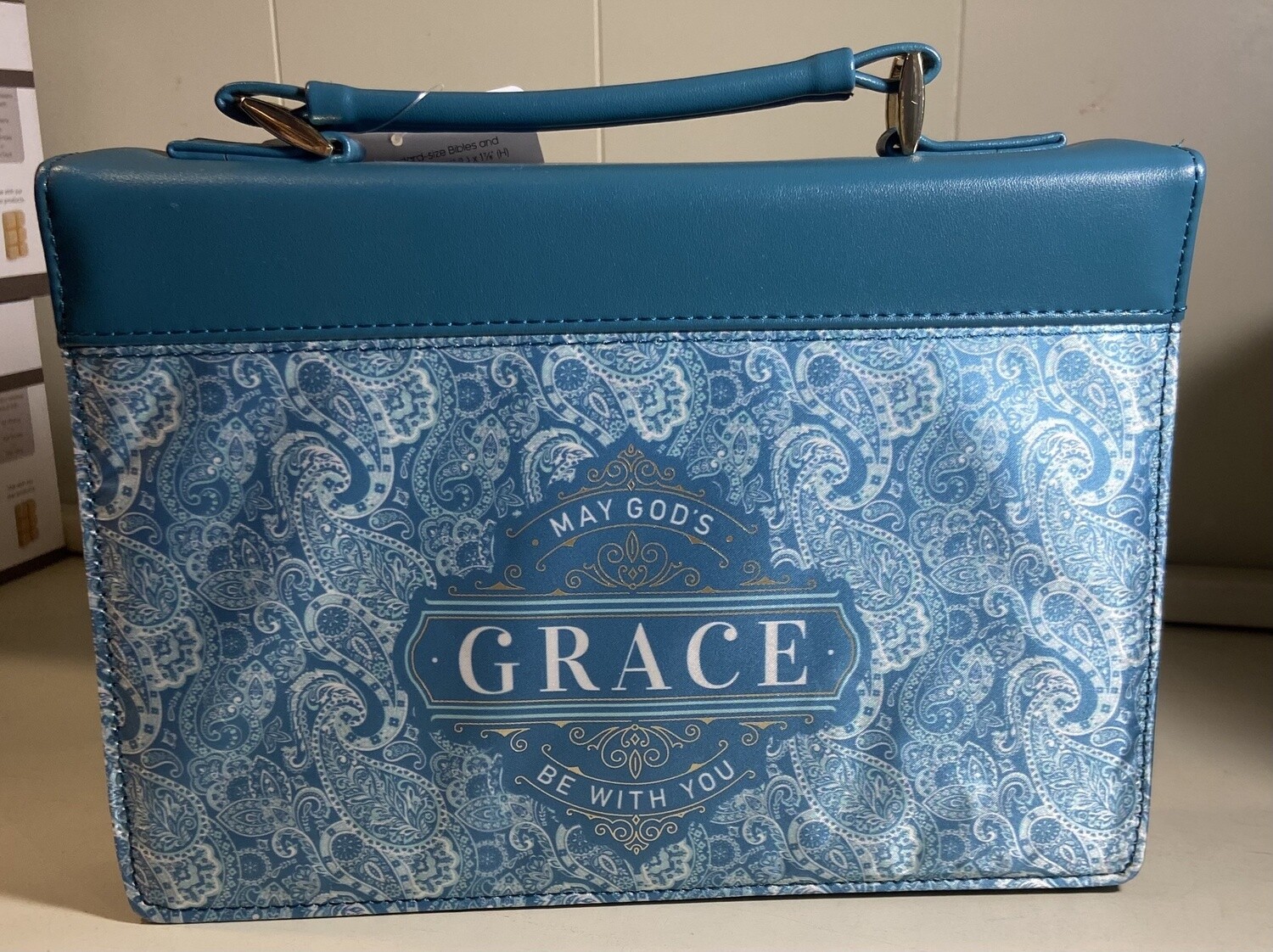 May God's Grace Be With You Large Bible Cover
