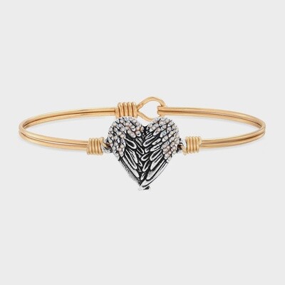 Angel Wing Heart Bracelet