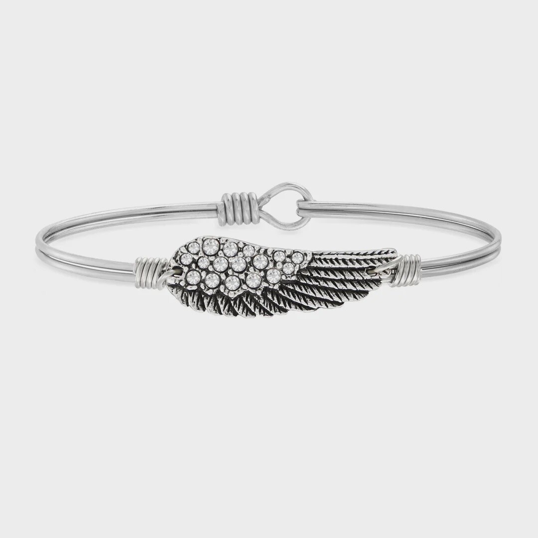 Angel Wing Bangle Bracelet