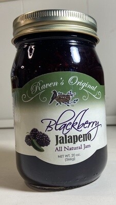 Raven's Original Blackberry Jalapeno All Natural Jam