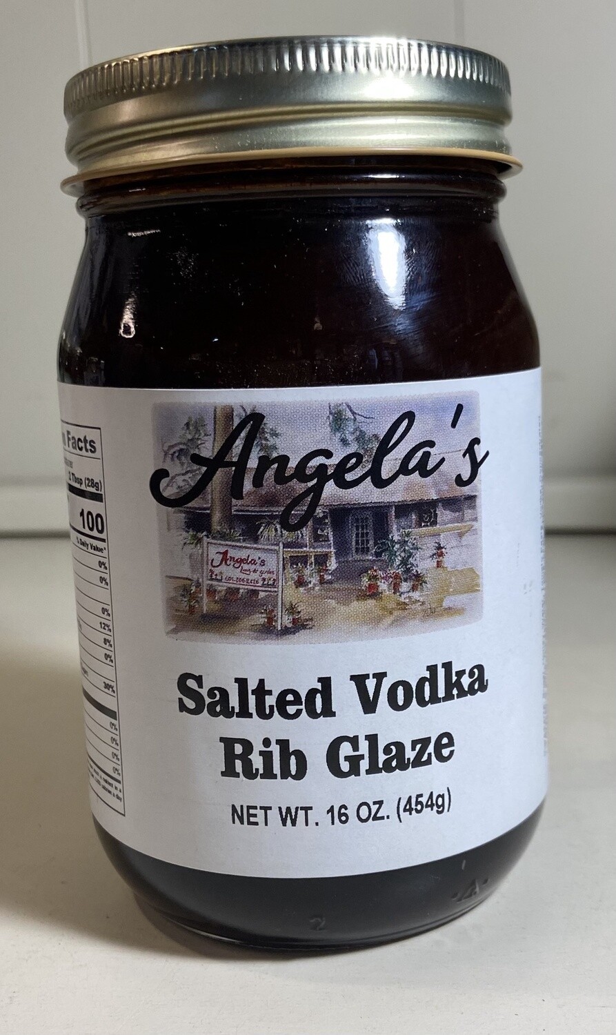 Salted Vodka Rib Glaze