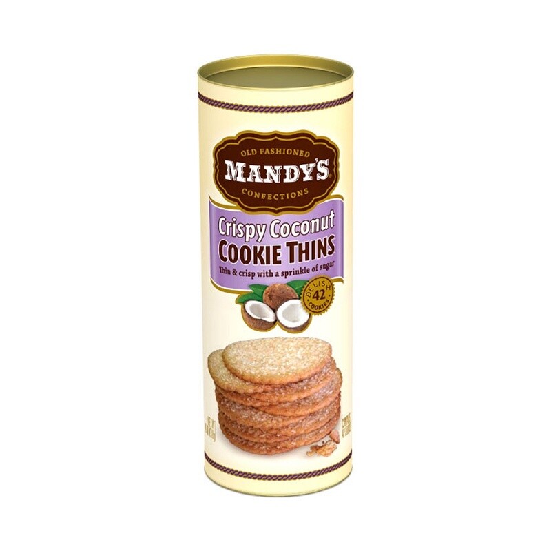Toasted Coconut Cookie Thins