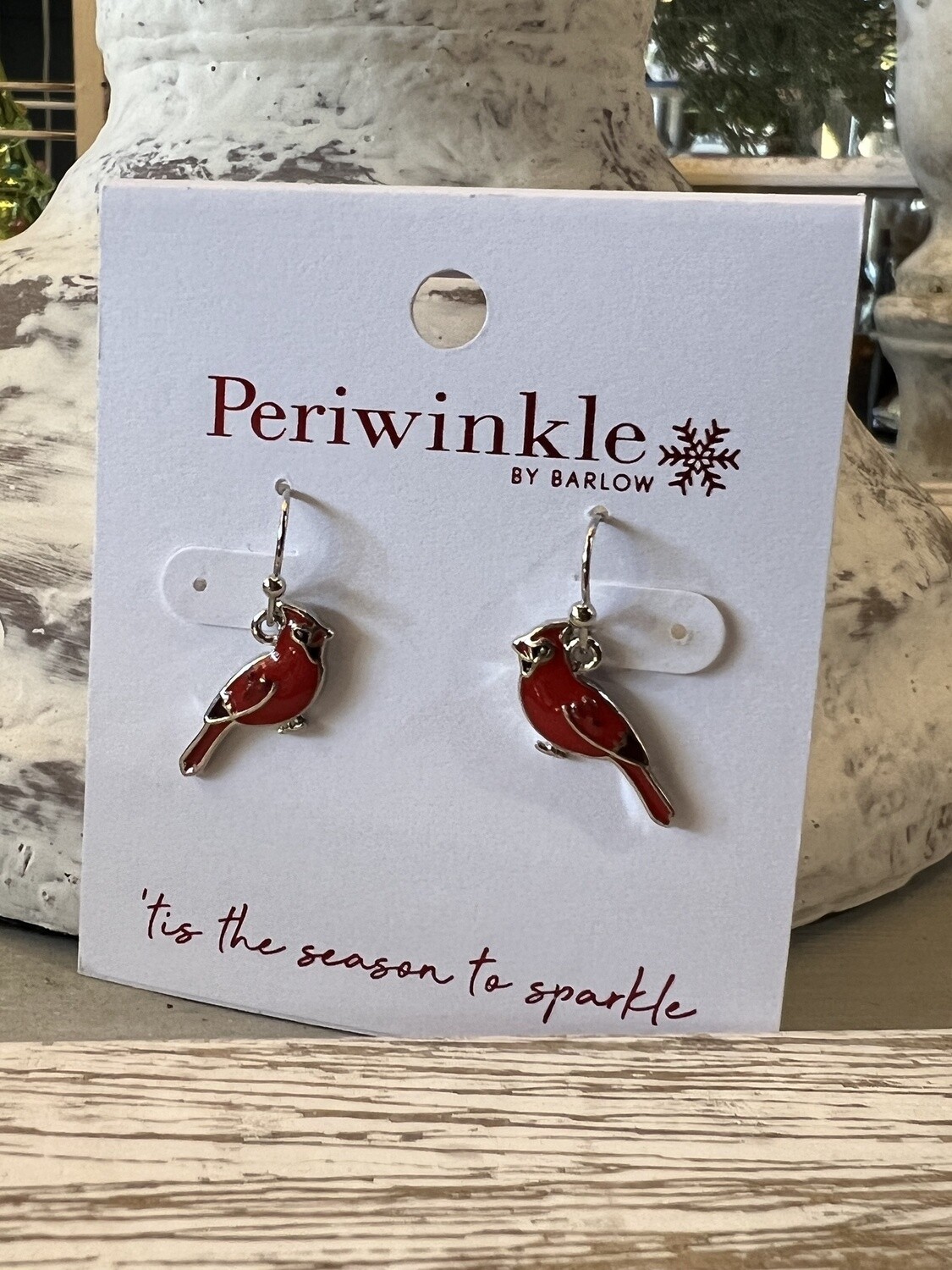 Periwinkle Christmas Earrings