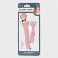 Sweetie Strap Silicone One-Piece Pacifier Clip
