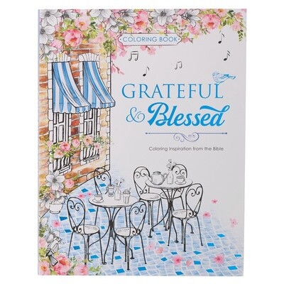 Grateful And Blessed Coloring Book: Coloring Inspiration From The Bible