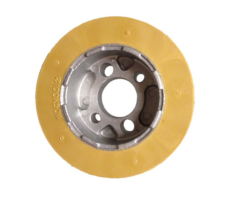 Rubber Power Feeder Wheels - Ø4&quot;