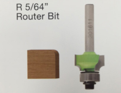 5/64&quot; Roundover Edgeband Trimmer Bit
