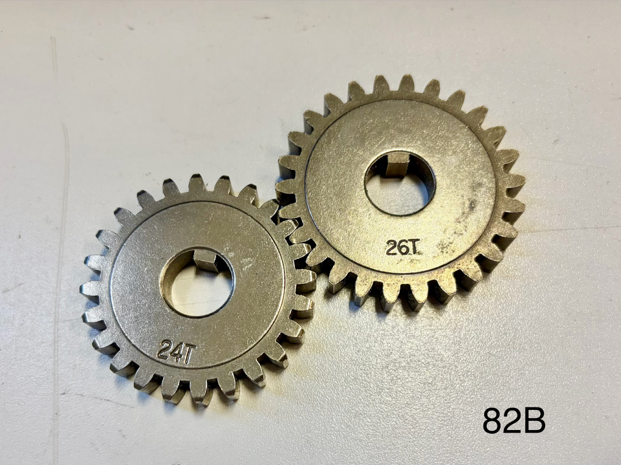 26/24T Gear Set for 1/4HP Feeders
