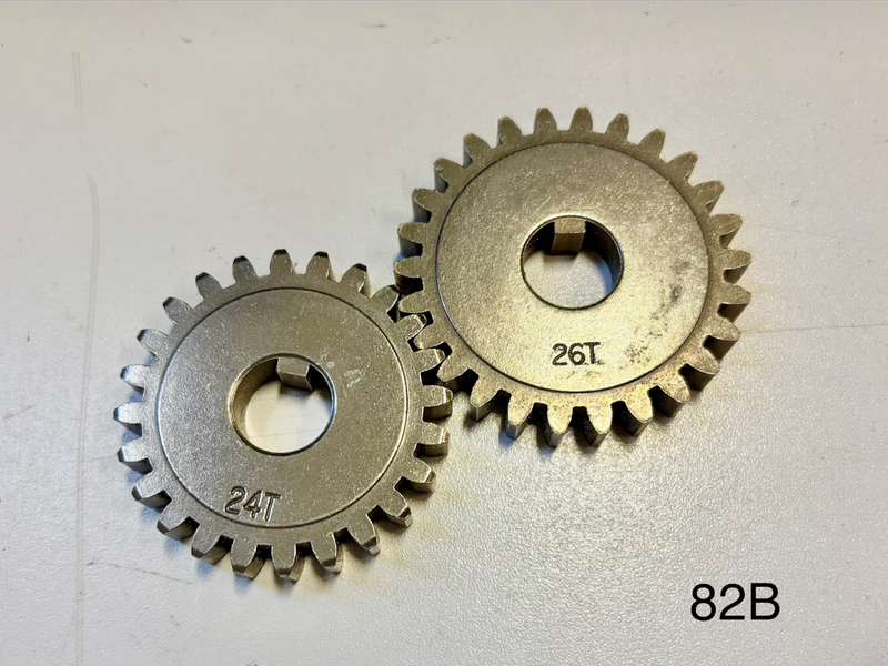 26/24T Gear Set for 1/4HP Feeders