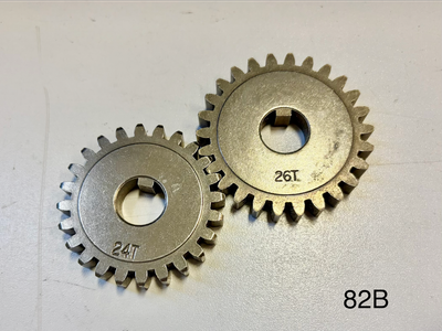26/24T Gear Set for 1/4HP Feeders