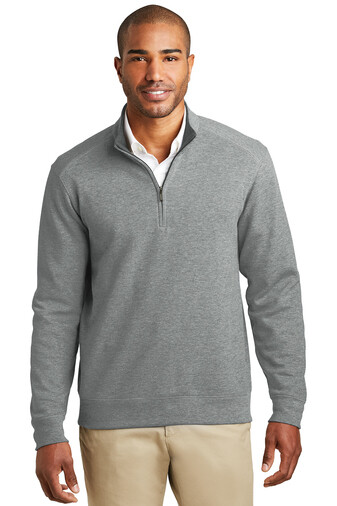 Cotton Blend Interlock 1/4 Zip
