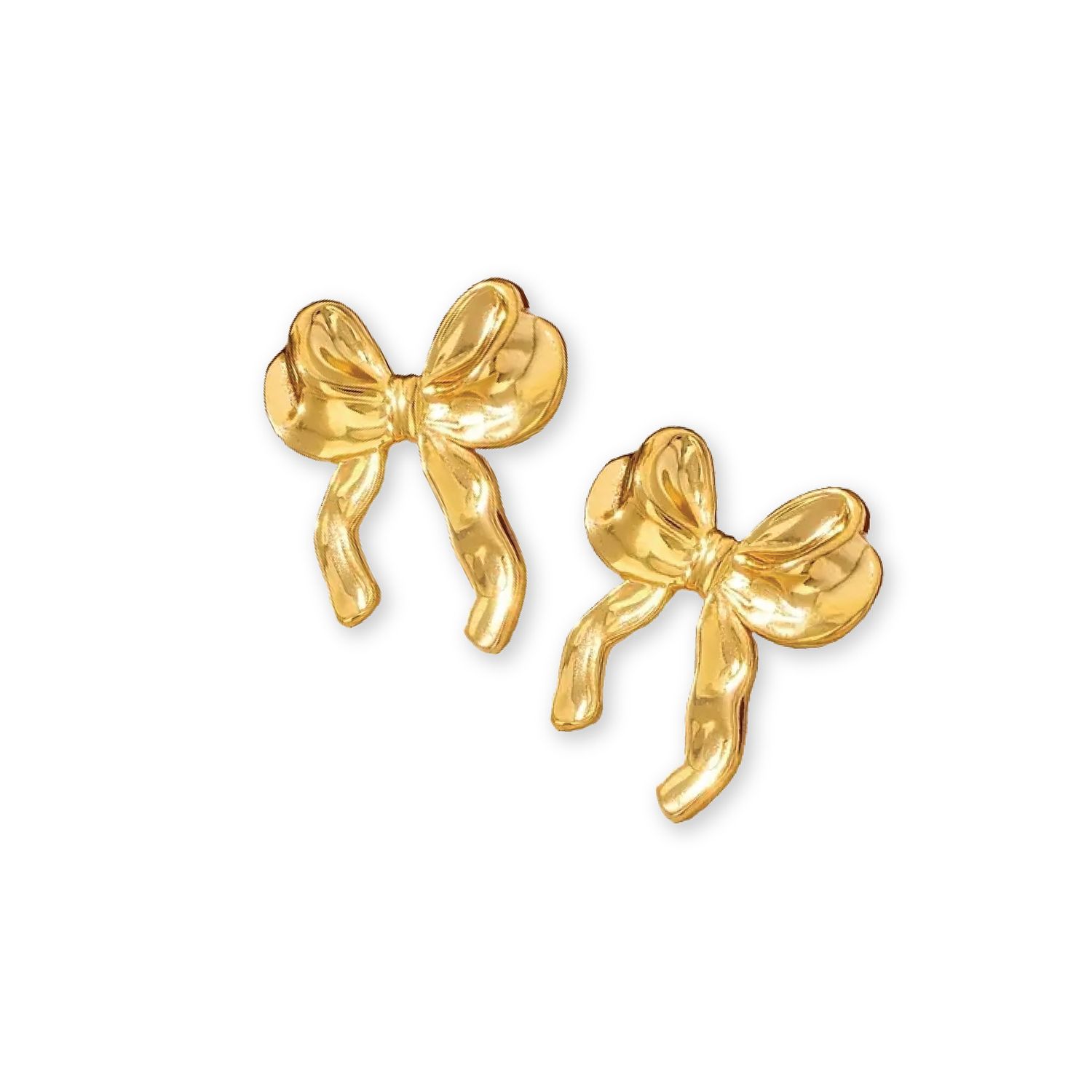 Fancy Bow Stud Earrings