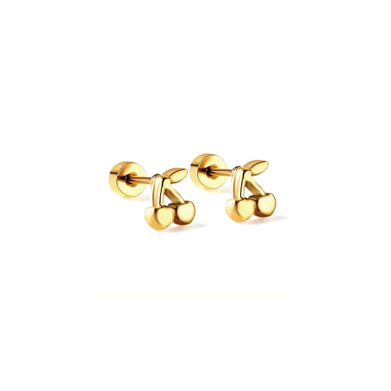 Cherry Twist Back Earrings