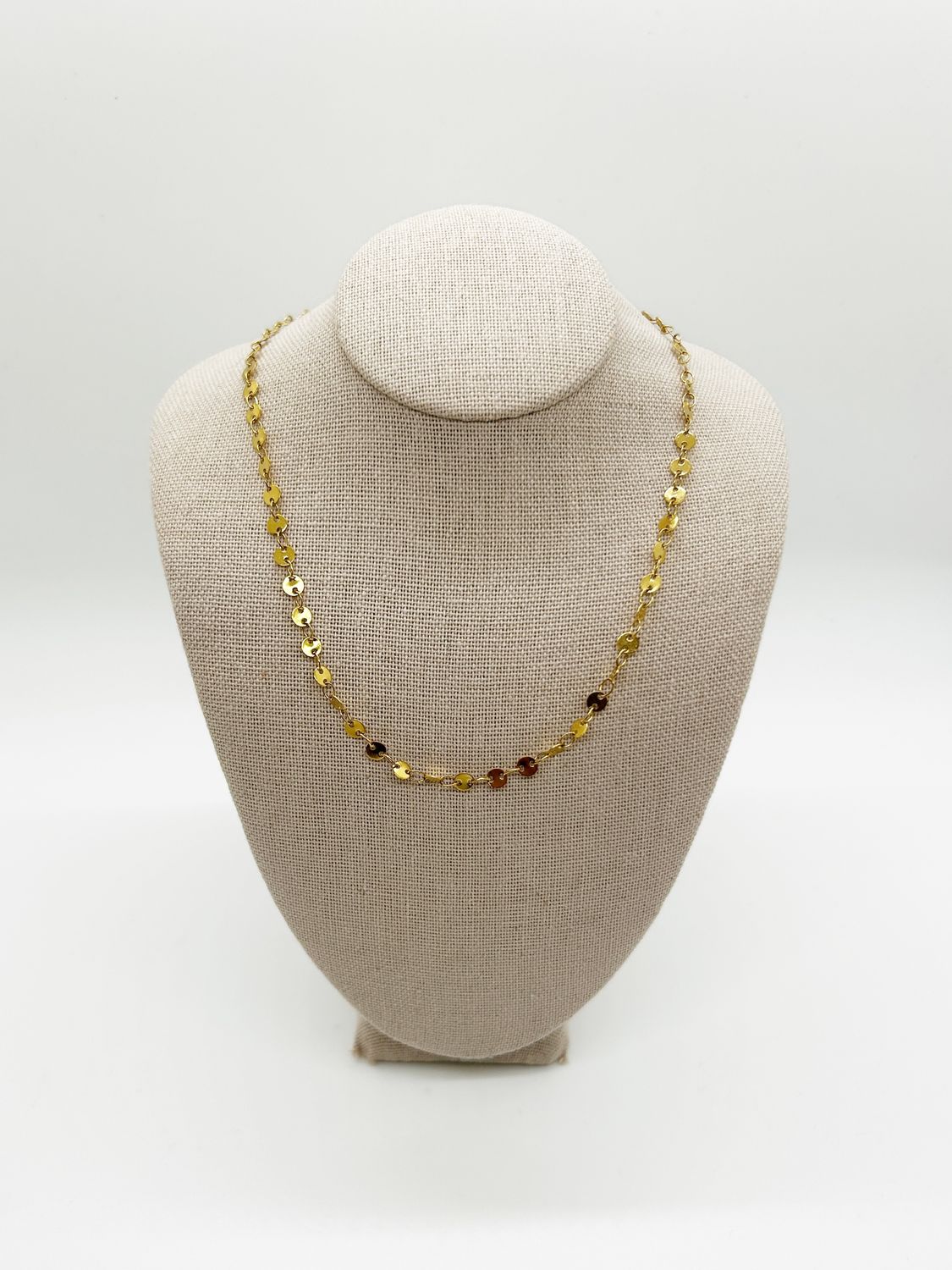 Disc Chain Necklace