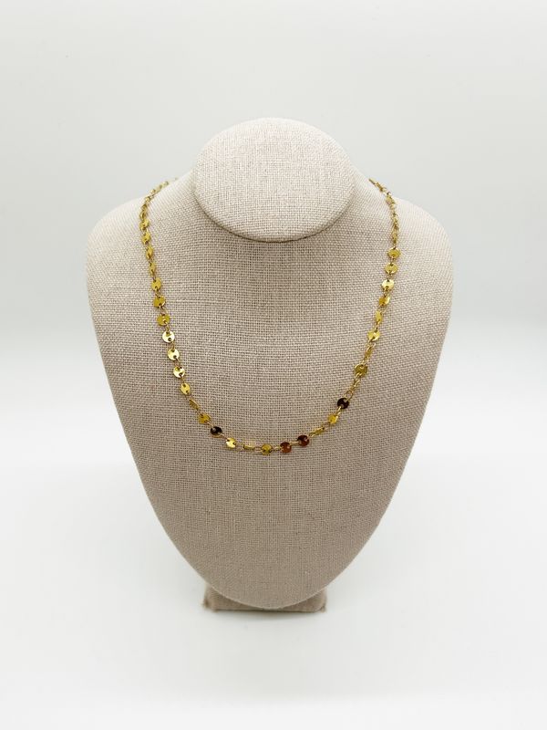 Disc Chain Necklace
