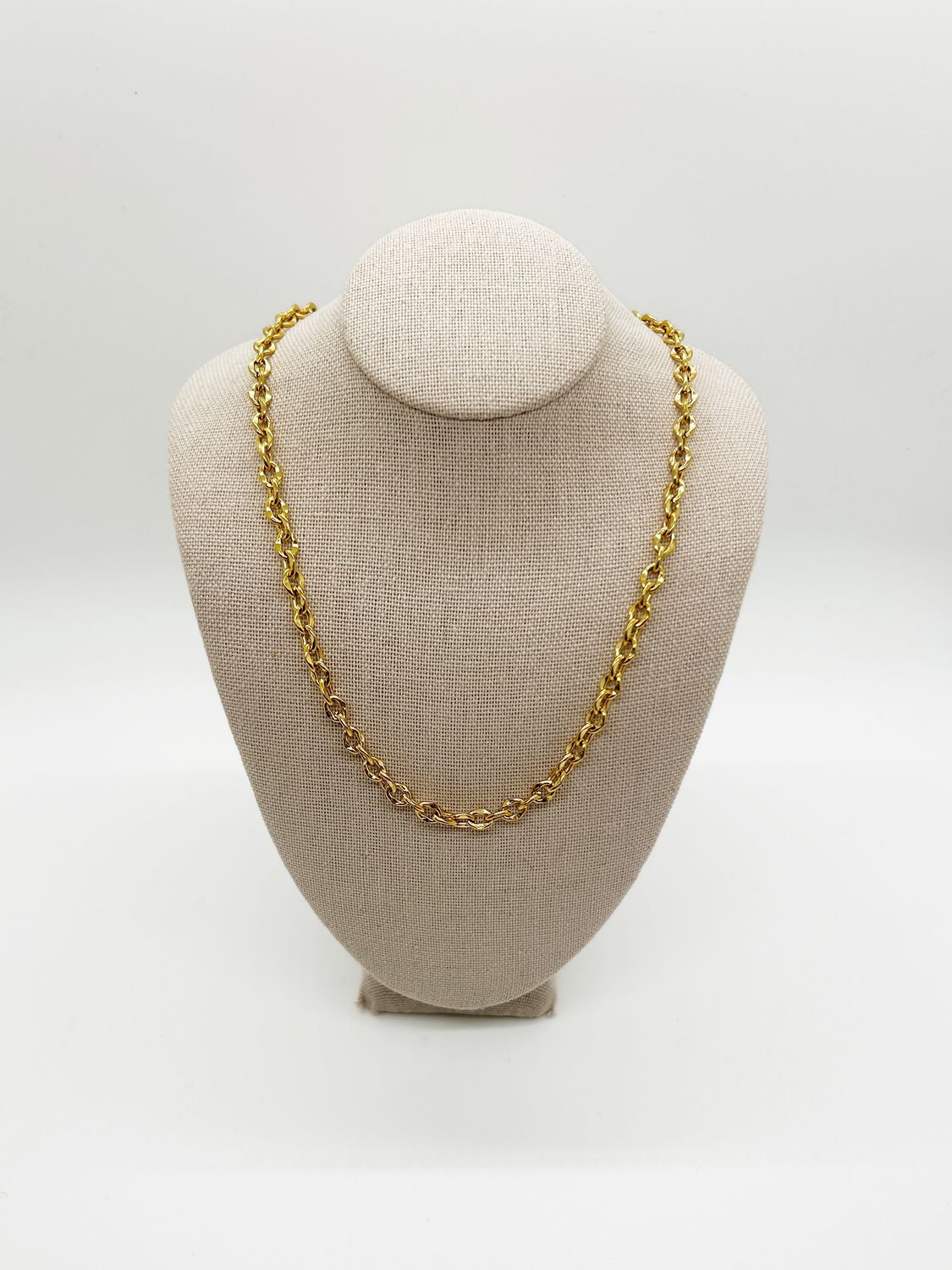 Hammered Chain Necklace