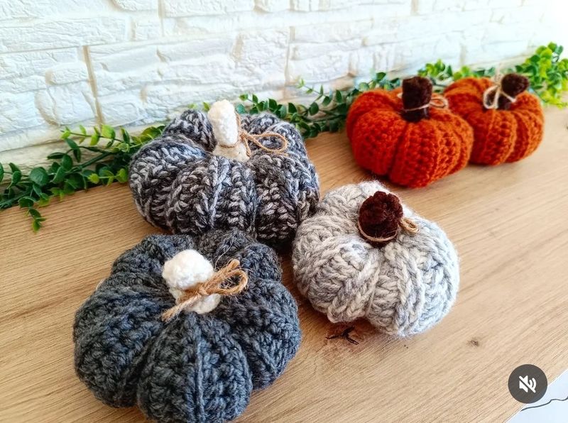 Calabazas de punto con snacks
