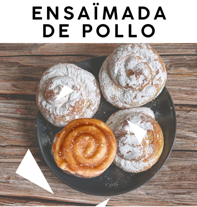 Bollo de pollo con sésamo blanco