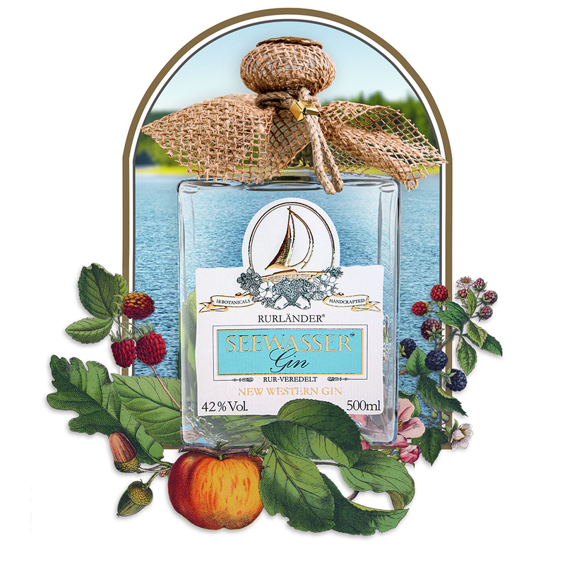 Seewasser Gin 0,5L/42% Vol. Seewasser Gin 0,5L/42% Vol.