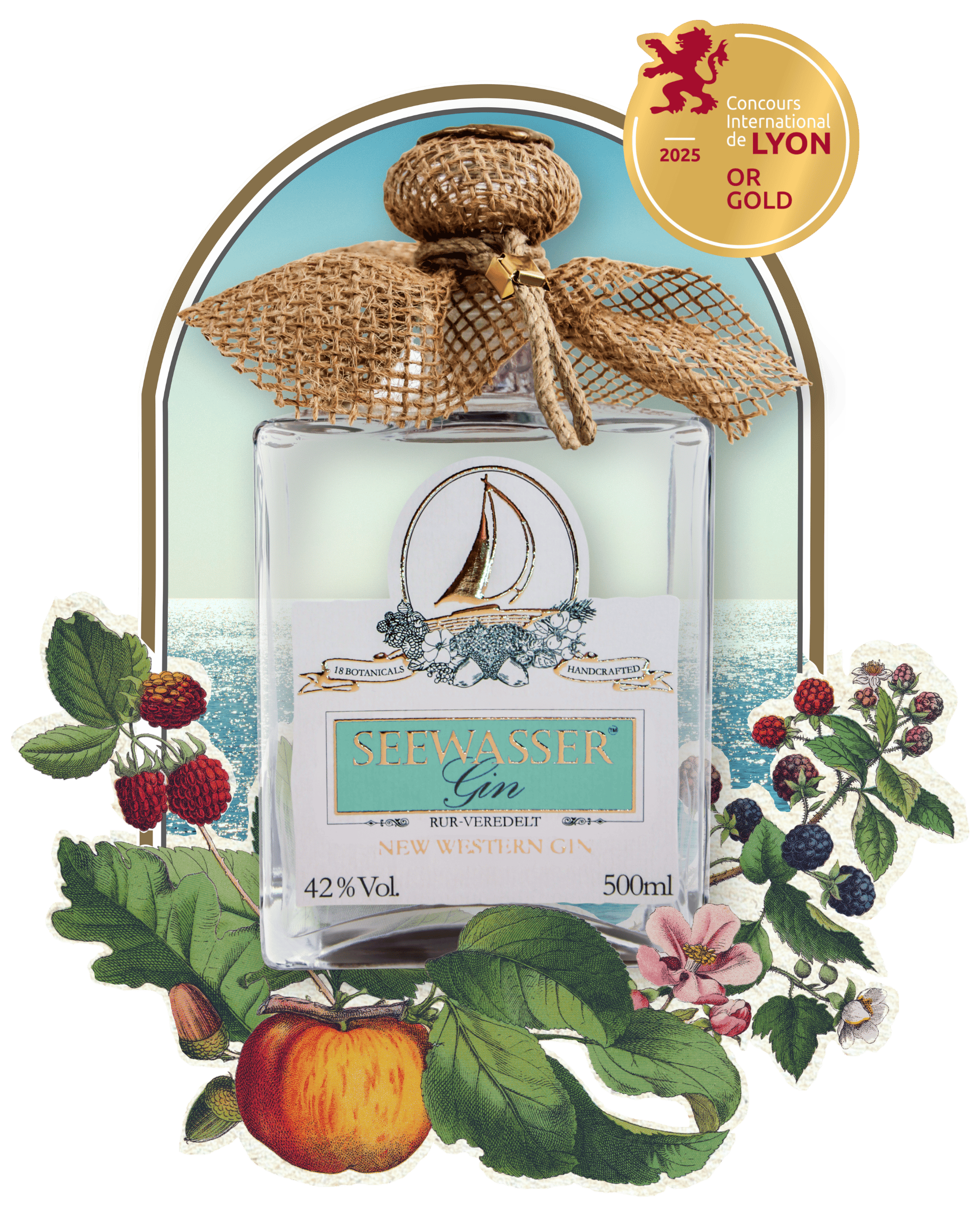 Seewasser Gin 0,5L/42% Vol.