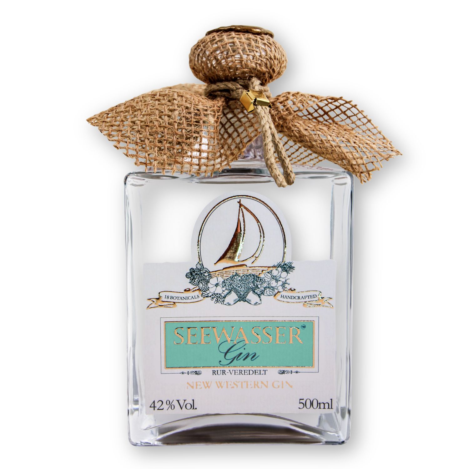 Seewasser Gin ohne Geschenkverpackung 0,5L/42% Vol.