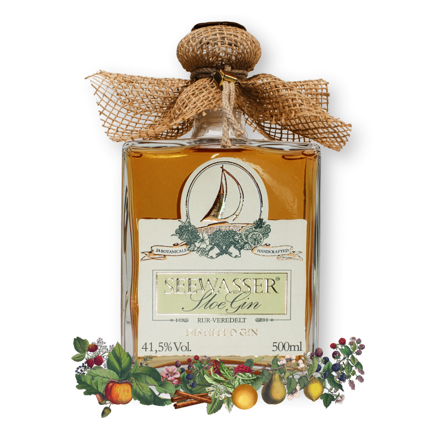 Seewasser Sloe Gin ohne Geschenkverpackung 500ml/41,5% Vol.