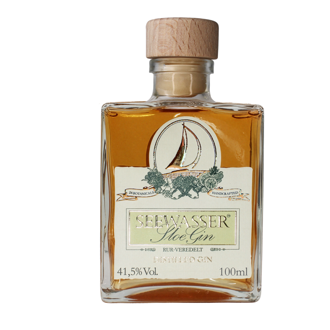 Seewasser Sloe Gin mit Geschenkverpackung 100ml/41,5% Vol.