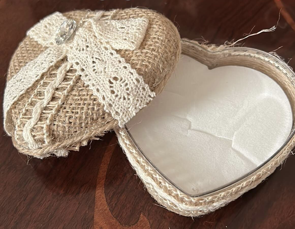 Heart Ring Box UK | Wedding Proposal Ring Holder