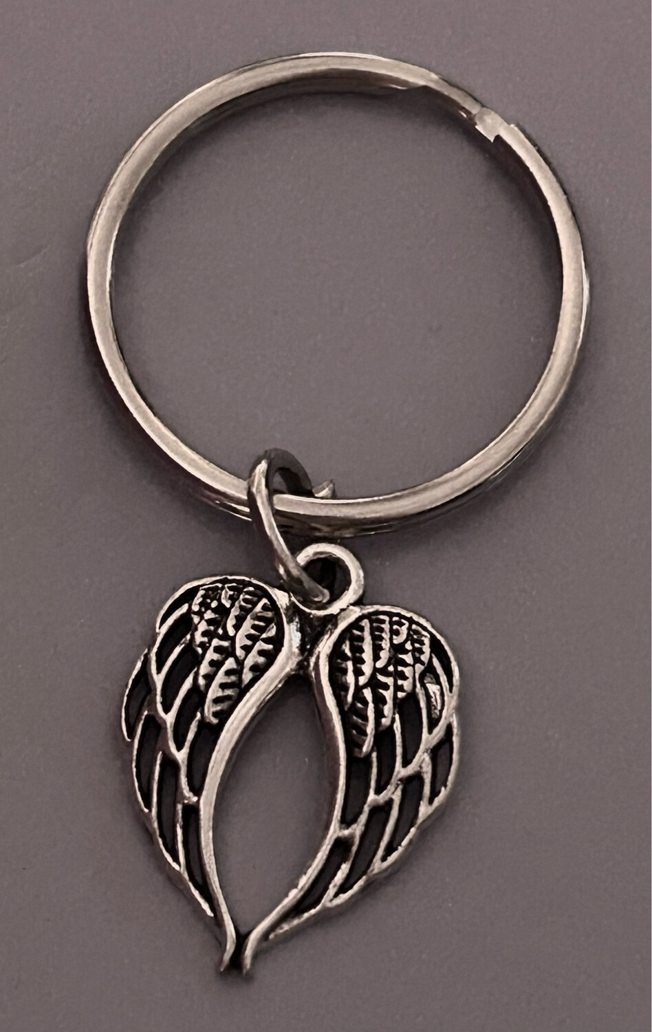 Angel Wings Keyring Gift UK | Memorial Keepsake