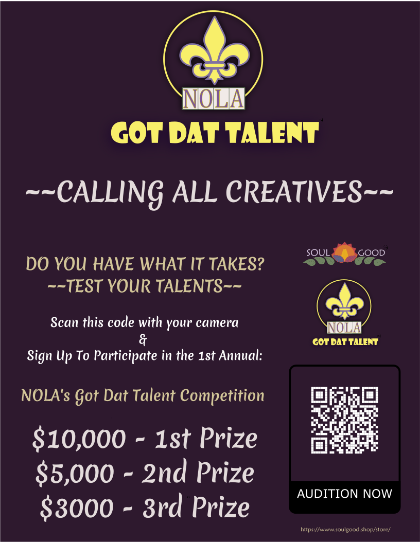 NOLA Got Dat Talent (Entry Fee & Ticket To Live Event)