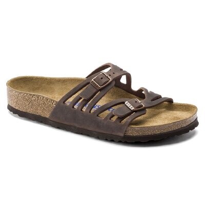Granada Soft Footbed - Oiled Leather in Habana